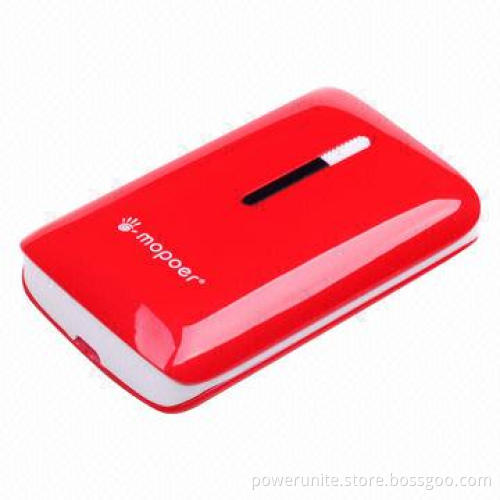 7,800mAh Portable Power Bank with Dual-USB Output and 4 LEDs Power Indicator